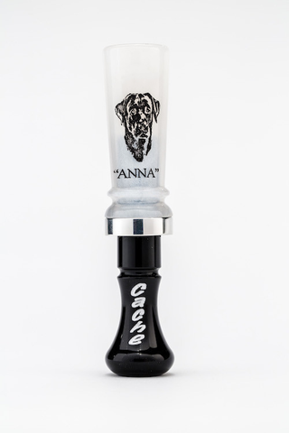 Engraved & Customized Duck Call w/ Black Lab