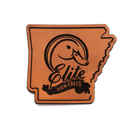 Arkansas Leather Elite Duck Calls Patch
