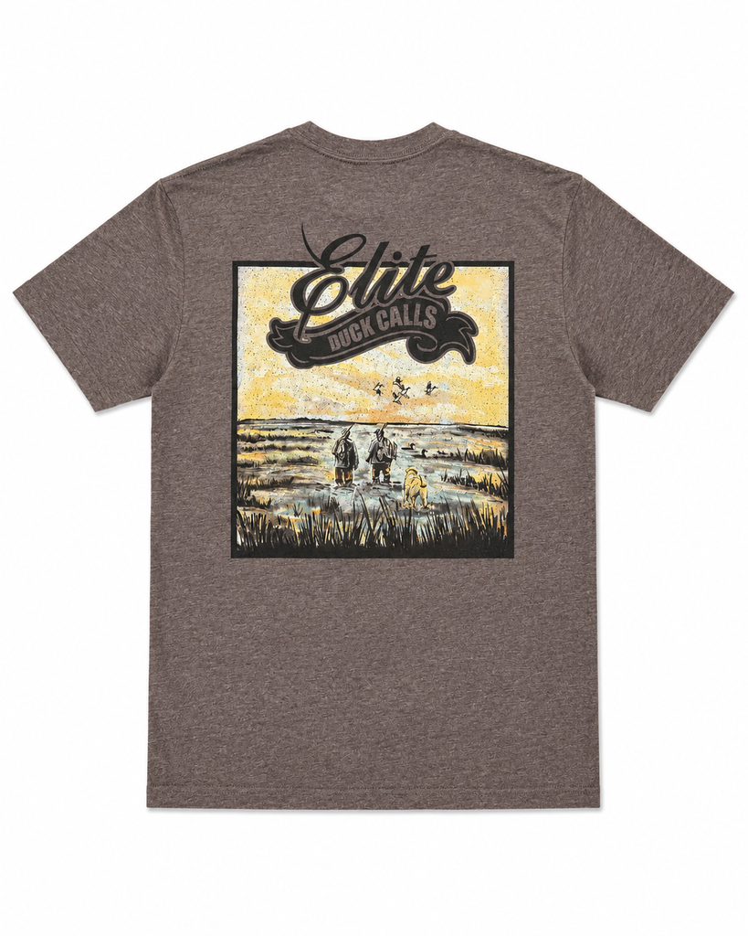 Elite Rice Field Sunset Graphic T-Shirt