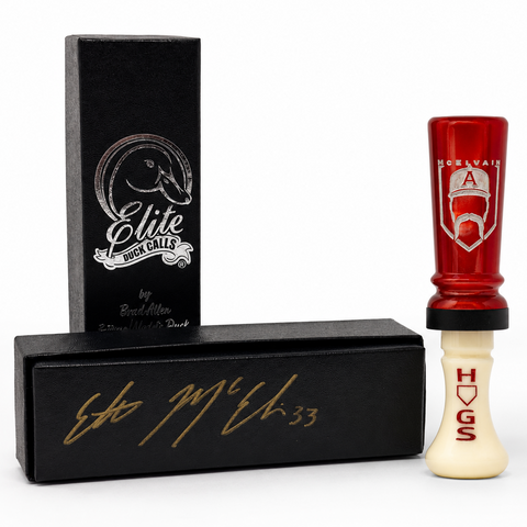Ethan McElvain Logo Acrylic Duck Call + Autographed Call Box