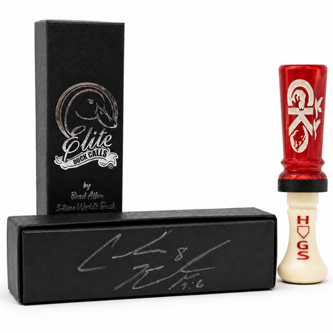 Camden "Cam" Kozeal Logo Acrylic Duck Call + Autographed Call Box