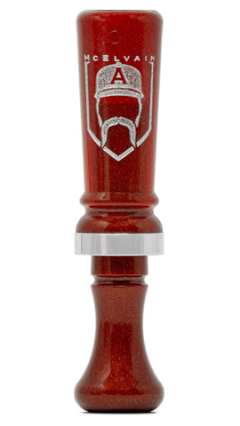 Ethan McElvain Logo - Red Polycarbonate