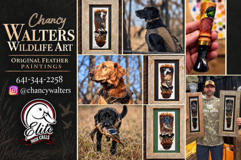 Chancy Walters Hand Painted Duck Call Add-on