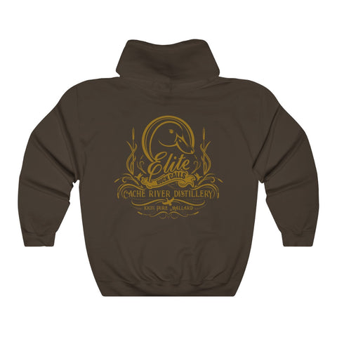 Elite Cache River Distillery Hoodie (Gold Print)