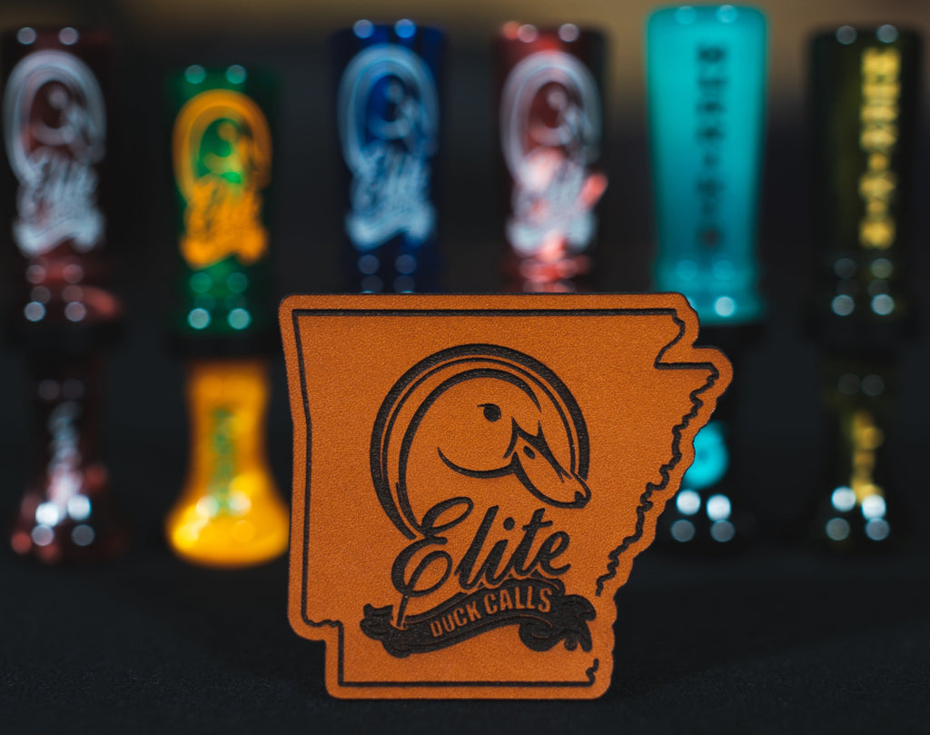 Arkansas Leather Elite Duck Calls Patch