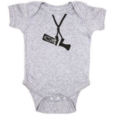 Heather Grey Baby Onesie