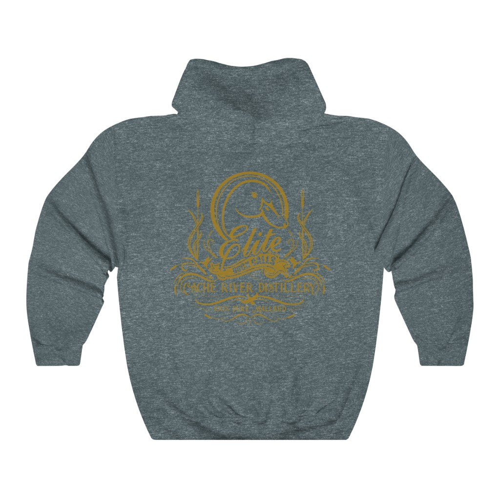 Elite Cache River Distillery Hoodie (Gold Print)